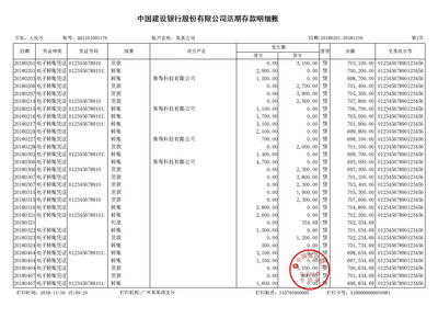 苏州对公流水制作案例